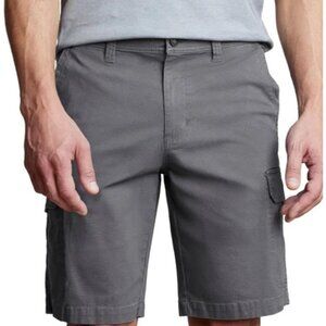 Copper & Oak Men's 34 Gray Venture Ripstop Cargo Shorts Flex Waist N0503